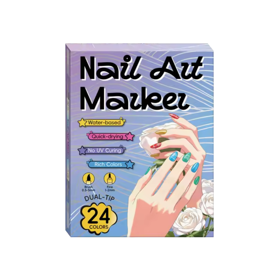 GlowCase™ - Magic Nail Art Markers for Kids